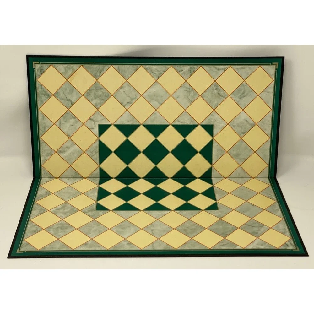 Vintage 1989 King's Court Supercheckers Board Game Golden/Western Complete!